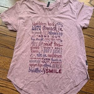 Mauve dance shirt